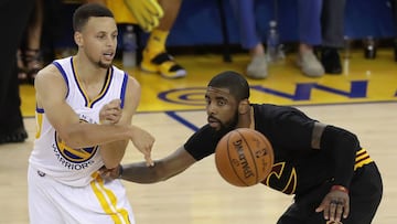 Stephen Curry y Kyrie Irving.