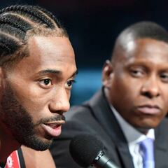 Kawhi Leonard, en el media day: "Estoy centrado en los Raptors"