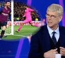 Wenger explica en 30 segundos el 3-0 del Barça ante Liverpool
