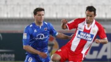 <b>GOLES. </b>Visitan mañana el estadio de Los Juegos del Mediterráneo.