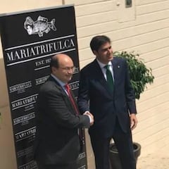 Comida muy cordial entre las directivas del Betis y el Sevilla