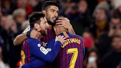 Suárez and Messi on target in routine stroll over Eibar