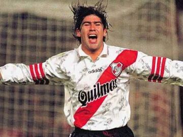 Marcelo Salas, &iacute;dolo de River.