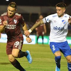 Asistencia de Borré en caída de River por penales en Uruguay