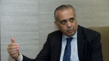 José Luis Sáez, presidente de la Federación Española de Baloncesto.