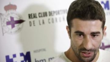 Cani, cuando pasó el reconocimiento médico.