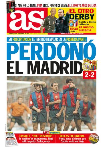 Portada del 20 de septiembre de 1998.