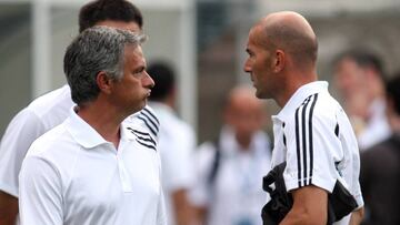 Mourinho y Zidane en 2011