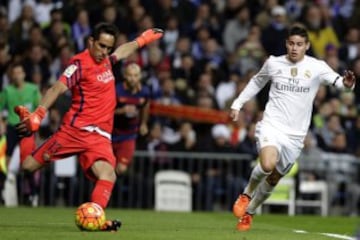 James Rodríguez pierde su segundo clásico frente al Barcelona