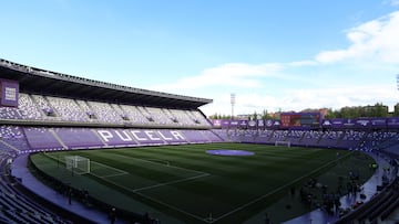 Soccer Football - LaLiga - Real Valladolid v FC Barcelona - Estadio Jose Zorrilla, Valladolid, Spain - May 3, 2025 General view inside the stadium before the match REUTERS/Isabel Infantes