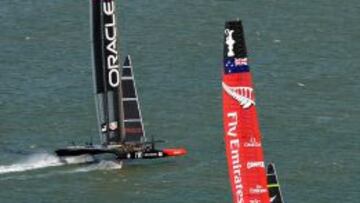 El 'Team New Zealand' saca de quicio al 'Oracle' y manda