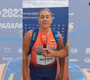 Yesenia Restrepo, medalla de plata en lanzamiento de disco F11