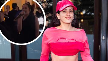 El patriótico detalle de Rosalía en la fiesta de Nochevieja de los Javis