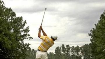 <B>CON OPCIONES. </B>Sergio ha bajado del par en el segundo recorrido y mantiene esperanzas.