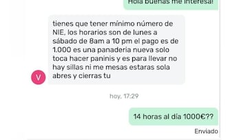 “¿14 horas al día por 1.000 euros?”: ofrecen un trabajo con estas condiciones en una panadería