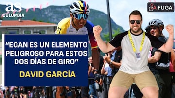 “Egan es un elemento peligroso para estos dos días de Giro”