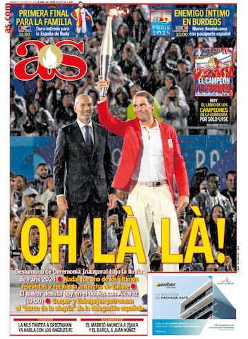 Las portadas de AS de julio