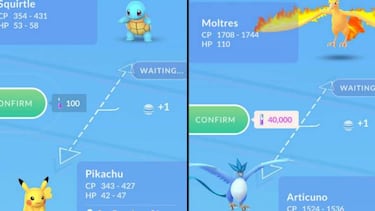 Intercambios en Pokémon GO: requisitos, funcionamiento y coste