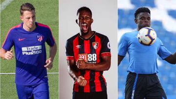 Santiago Arias, Jefferson Lerma y Duv&aacute;n Zapata con sus nuevos equipos