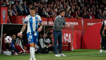 Lisci, ante el Espanyol.