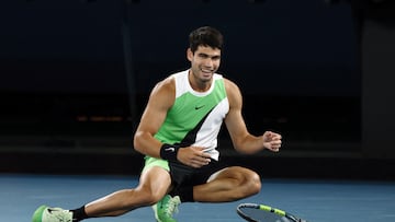 On Rod Laver Arena on Sunday, Spain’s Carlos Alcaraz beat 10-time champion Novak Djokovic in four sets to win his first ever Australian Open title.