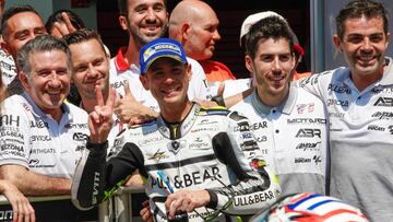 Álvaro Bautista con el equipo Aspar