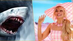 barbie sharknado póster estreno en cines tiburones voladores películas ciencia ficcion peores peliculas efectos especiales tornados scifi terror margot robbie ryan gosling
