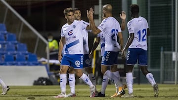 El Tenerife disputando un partido de la pretemporada 2020/2021