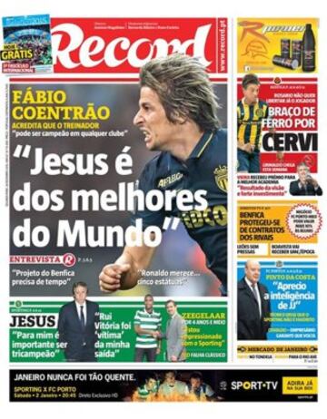 Portadas de la prensa mundial