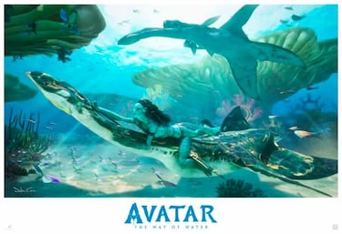 Avatar: El sentido del agua descubre un sensacional arte conceptual con una nueva criatura