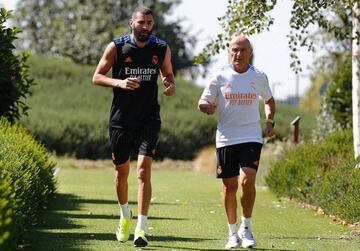 Benzema no ha podido rodarse en esta pretemporada.