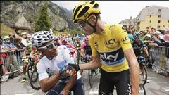 Nairo, melancolia al recordar sus duelos con Froome