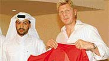 <b>PRESENTE</B>. Effenberg cogió el testigo que dejó Romario en la Liga de Qatar.