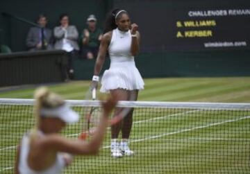 Britain Tennis - Wimbledon - All England Lawn Tennis & Croquet Club, Wimbledon, England - 9/7/16 USA's Serena Williams celebrates during the womens singles final against Germany's Angelique Kerber