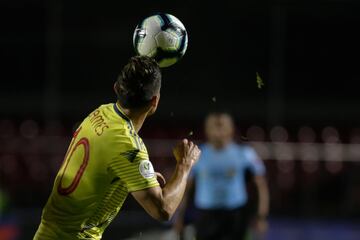 La Selección Colombia clasifica a octavos de final después de un cerrado partido contra Qatar en el estadio de Sao Paulo, Morumbí.