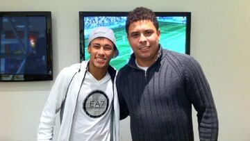 Ronaldo y Neymar.