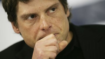 El exciclista alem&aacute;n Jan Ullrich, durante una rueda de prensa en el a&ntilde;o 2007.