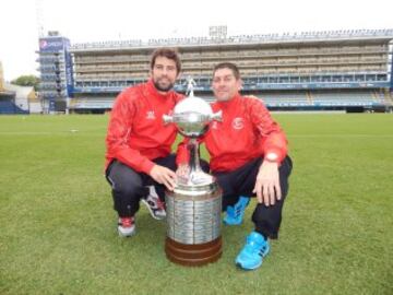 El Sevilla visitó el estadio Alberto José Armando 'La Bombonera' del Club Atlético Boca Juniors.