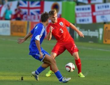 9. Luke Shaw (19), lateral inglés de Manchester United. Su tasación es de 25.390 millones de euros.