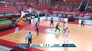 Resumen del Pinar Karsiyaka-Bilbao Basket de la Basketball Champions League
