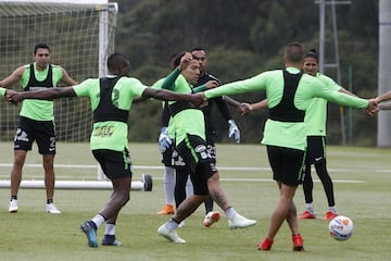 Atlético Nacional realizó su último entrenamiento antes de enfrentar a Leones en el partido de ida por las semifinales de la Copa Águila 2018.