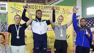 La mexicana, tres veces medallista en Juegos Olímpicos, compitió por la presea dorada en el Abierto de Santo Domingo, pero perdió en punto de oro.