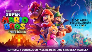 Gana un pack de merchandising de Super Mario Bros. La Película.