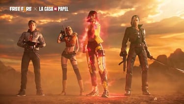 Free Fire tendrá evento relacionado con serie de La Casa de Papel de Netflix