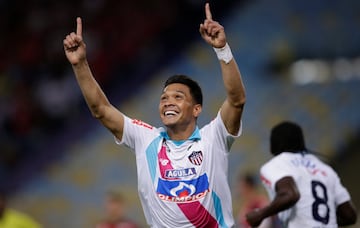 Teo celebra el gol que abrió el marcador en el Maracaná 