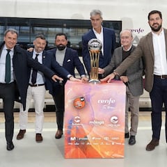 La Copa del Rey ya está en Málaga: “Este es un sitio mágico”