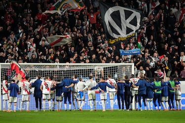 El Rayo consiguió un meritorio empate ante el Real Madrid tras jugarle de tú a tú al equipo madridista.