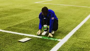 Así corrigieron el campo en el Estadio Olímpico de Montreal