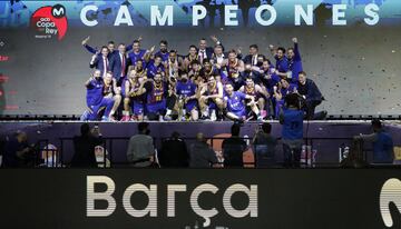 El Barcelona, campe¨®n de la Copa del Rey.