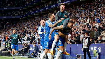 El Espanyol logró el empate a tres ante el Atlético con gol de Vinicius.